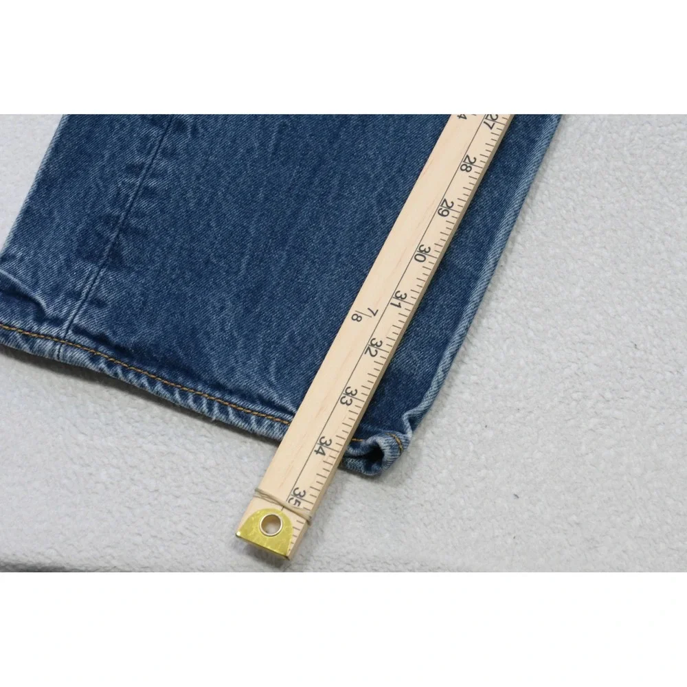 Levis 501 Original Fit Jeans Mens 38x34 Blue Straight Leg Button Fly Excellent
